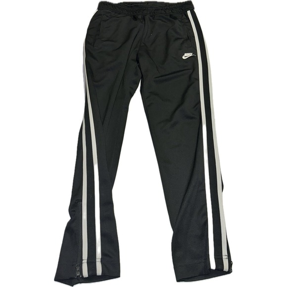 Nike Pants Men's S Black White Stripe Vintage Y2K Joggers Athletic Sweatpants - Picture 1 of 5
